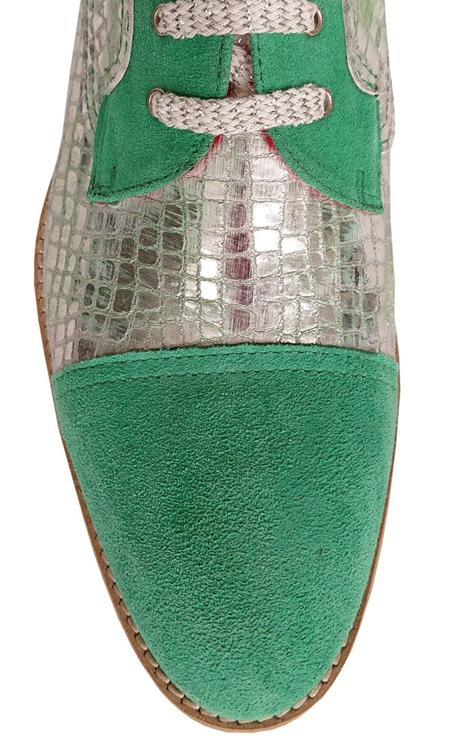 Nu Ruim Vooraf Green Mirror Sneaker - Alle herenschoenen - www.shoelia.nl