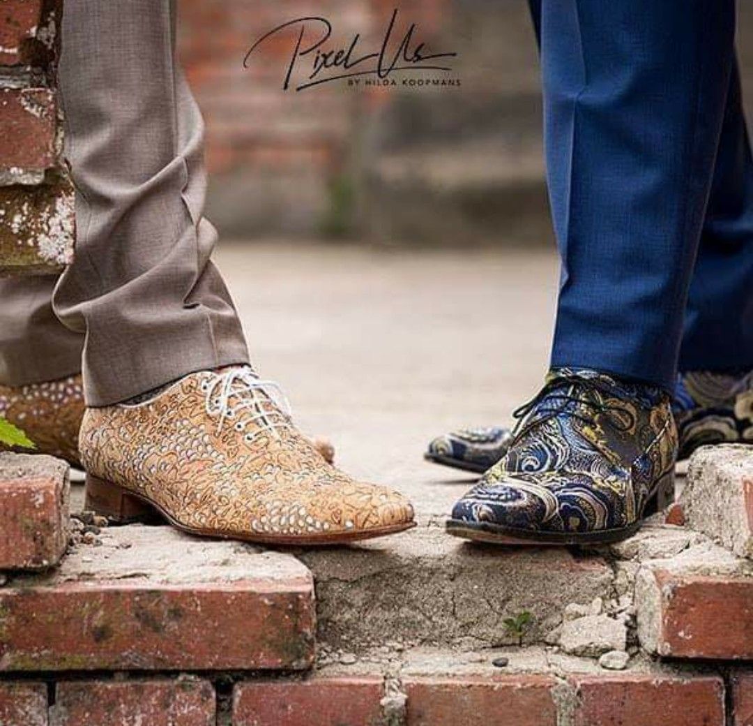 Shoelia bijzondere schoenen trouwschoenen Pepe Milan kurk wit en asiatico