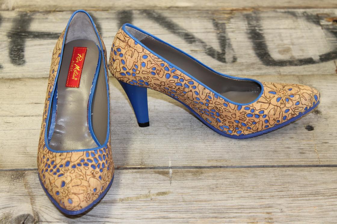 Shoelia Cork Ocean Pumps Pepe Milan